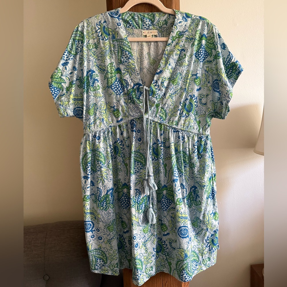 Roller Rabbit Caftan Dress in Limited Edition Amanda Hearts print